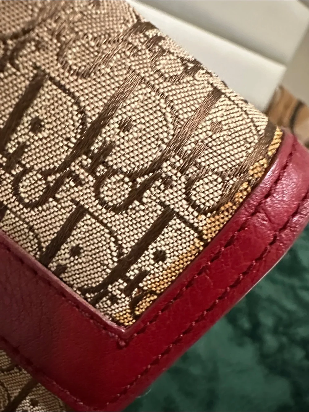 Christian Dior Canvas Wallet